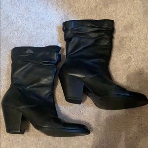 Harley Davidson black leather boots